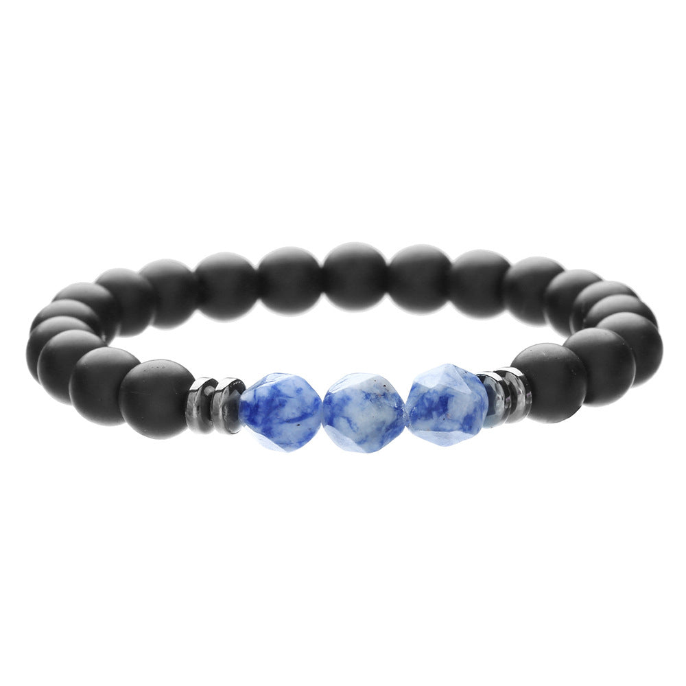 Wholesale simple turquoise wooden bead bracelet